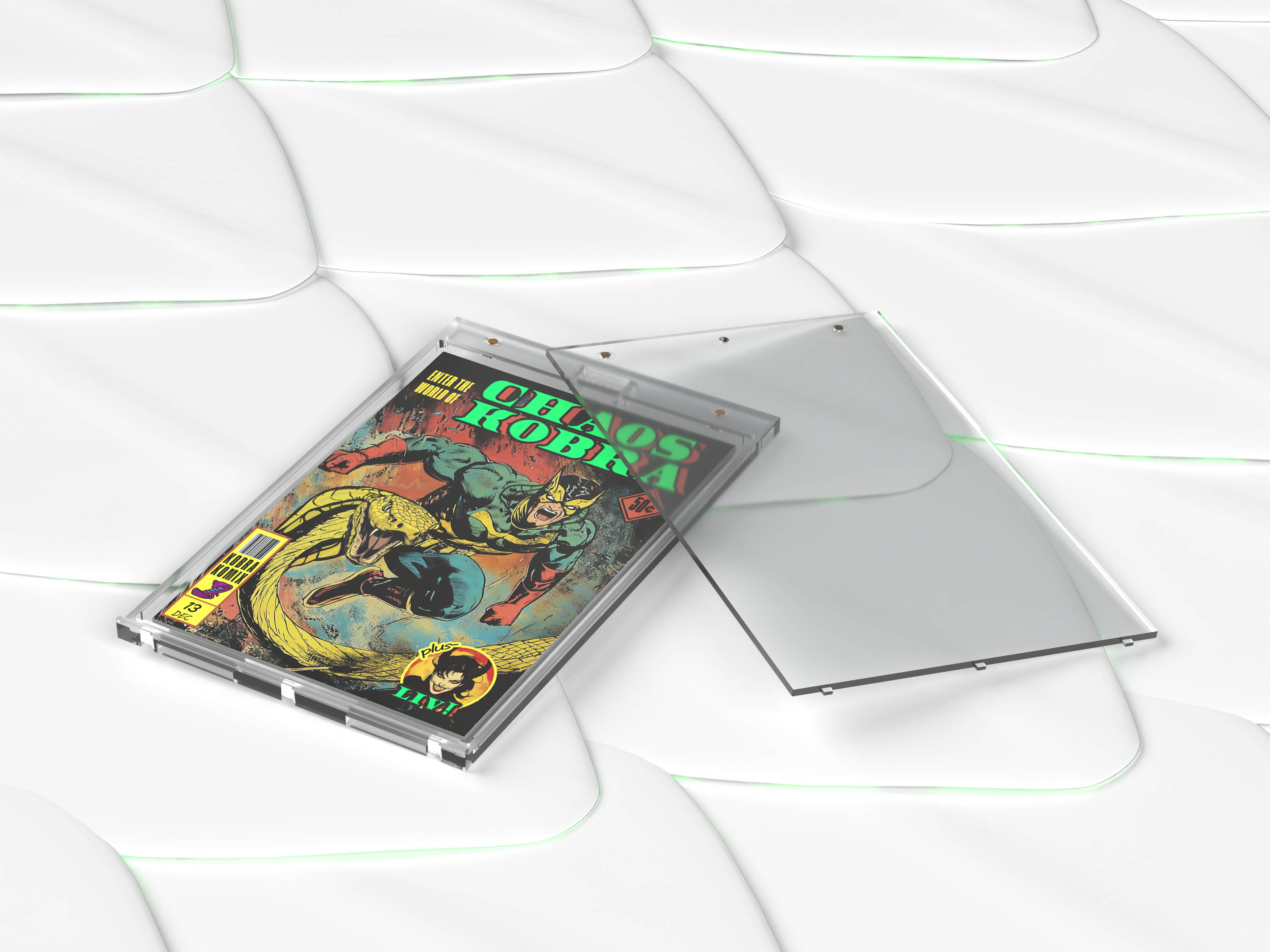 Comic Book Magnetic Display Holder Silver Size