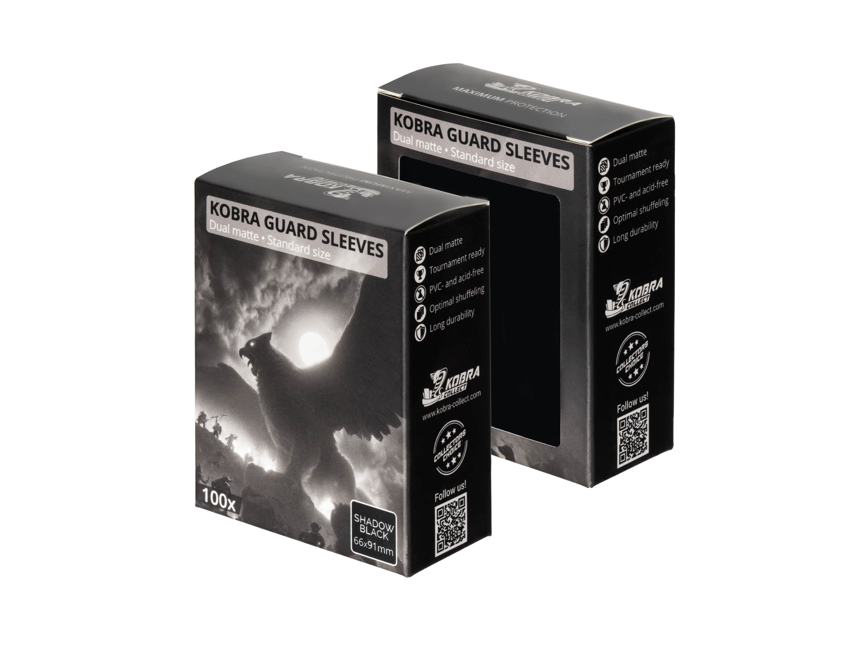 KOBRA Guard Dual Matte Standard Size Card Sleeves 100x - Kobra Collect