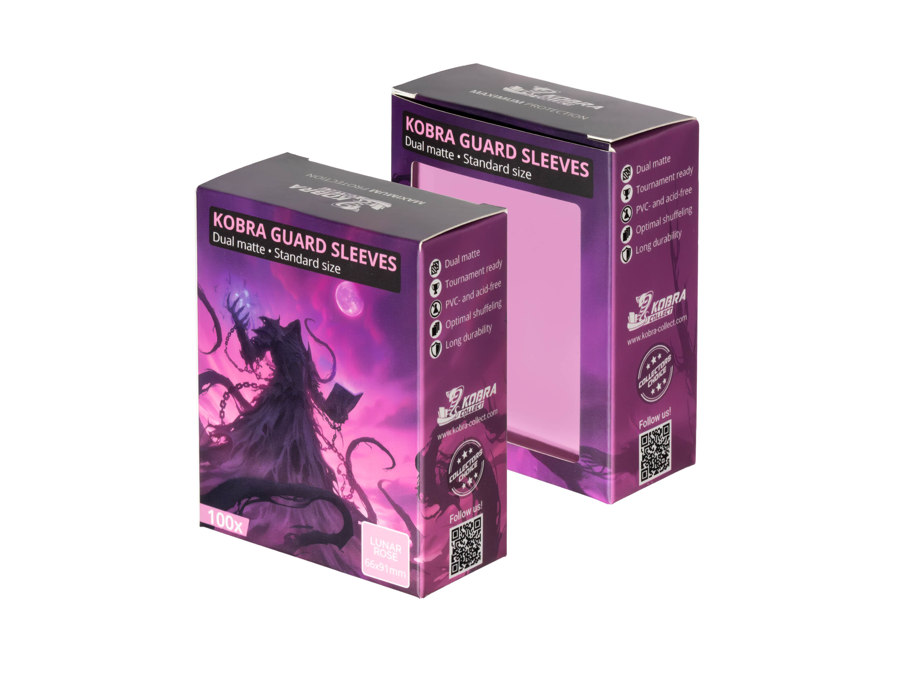KOBRA Guard Dual Matte Standard Size Card Sleeves 100x - Kobra Collect