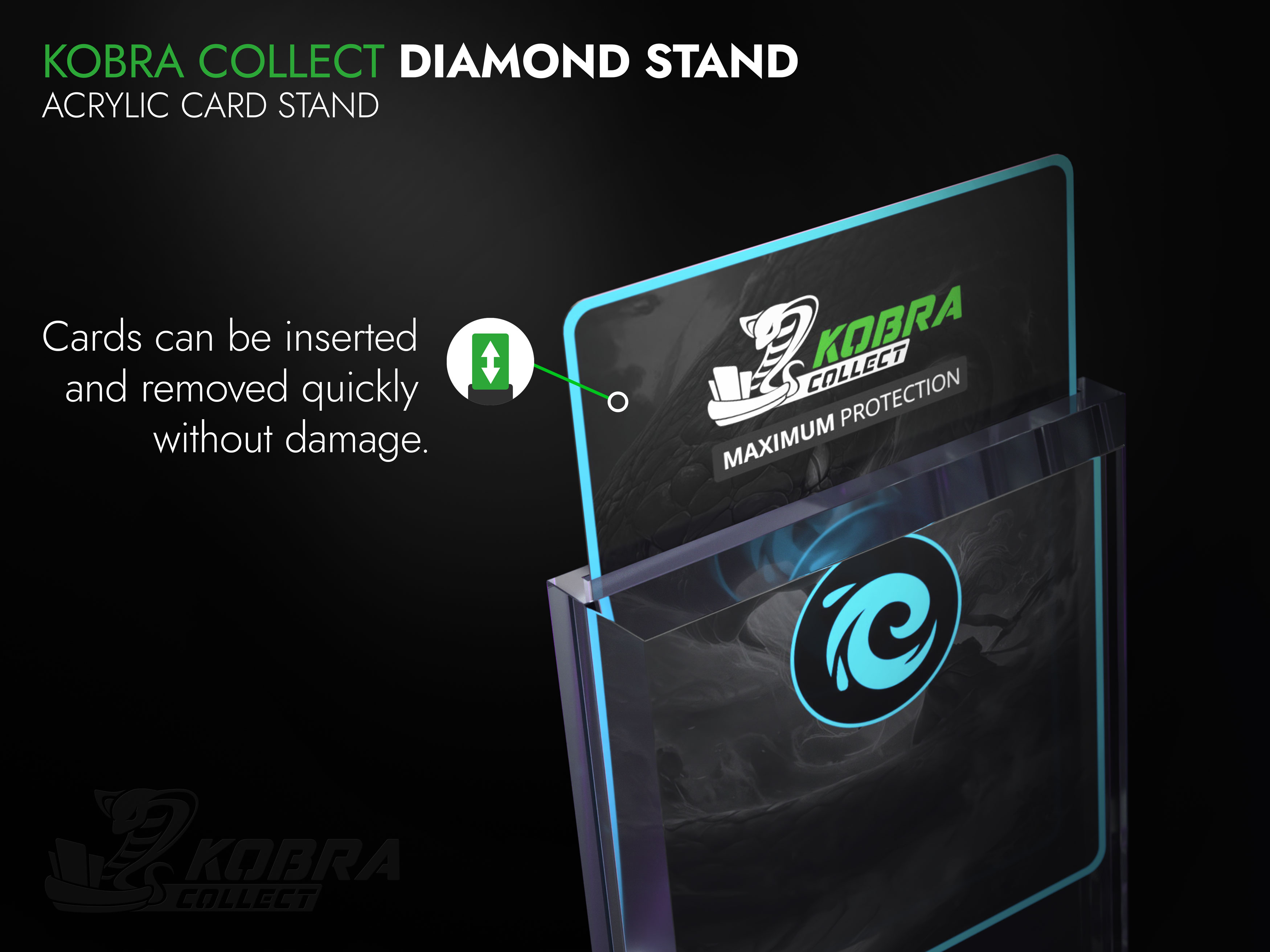 Acrylic Card Stand Kobra Collect