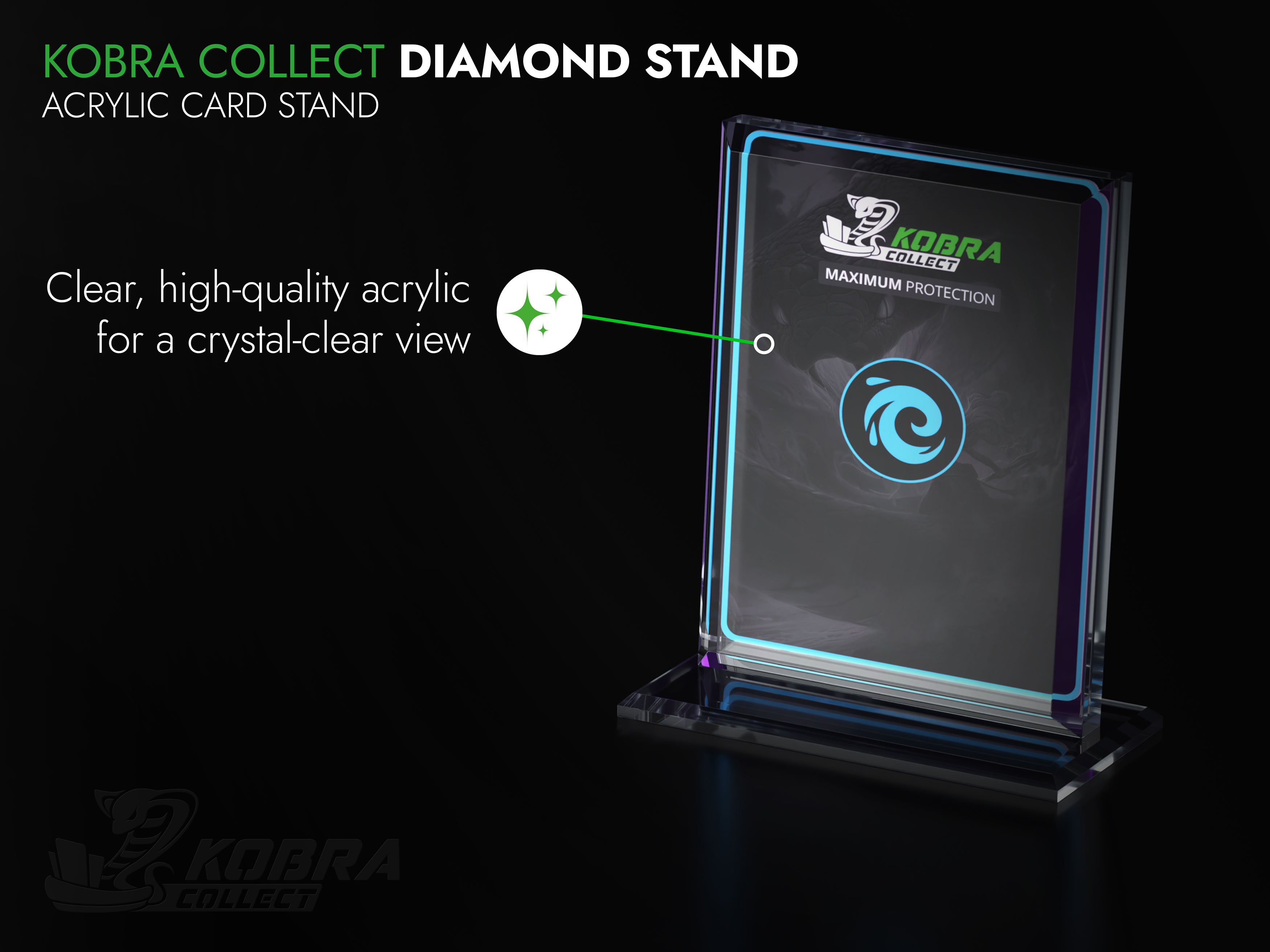 Acrylic Card Stand Kobra Collect