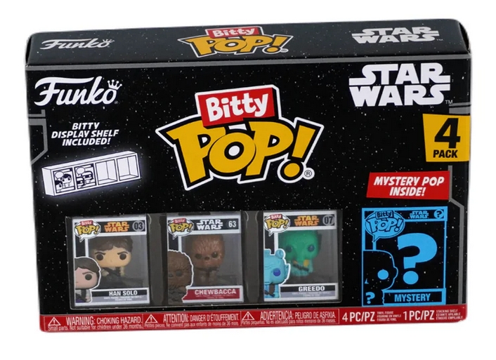 Funko Bitty Pop Star Wars Set 3 – Mini-Helden aus der Galaxis