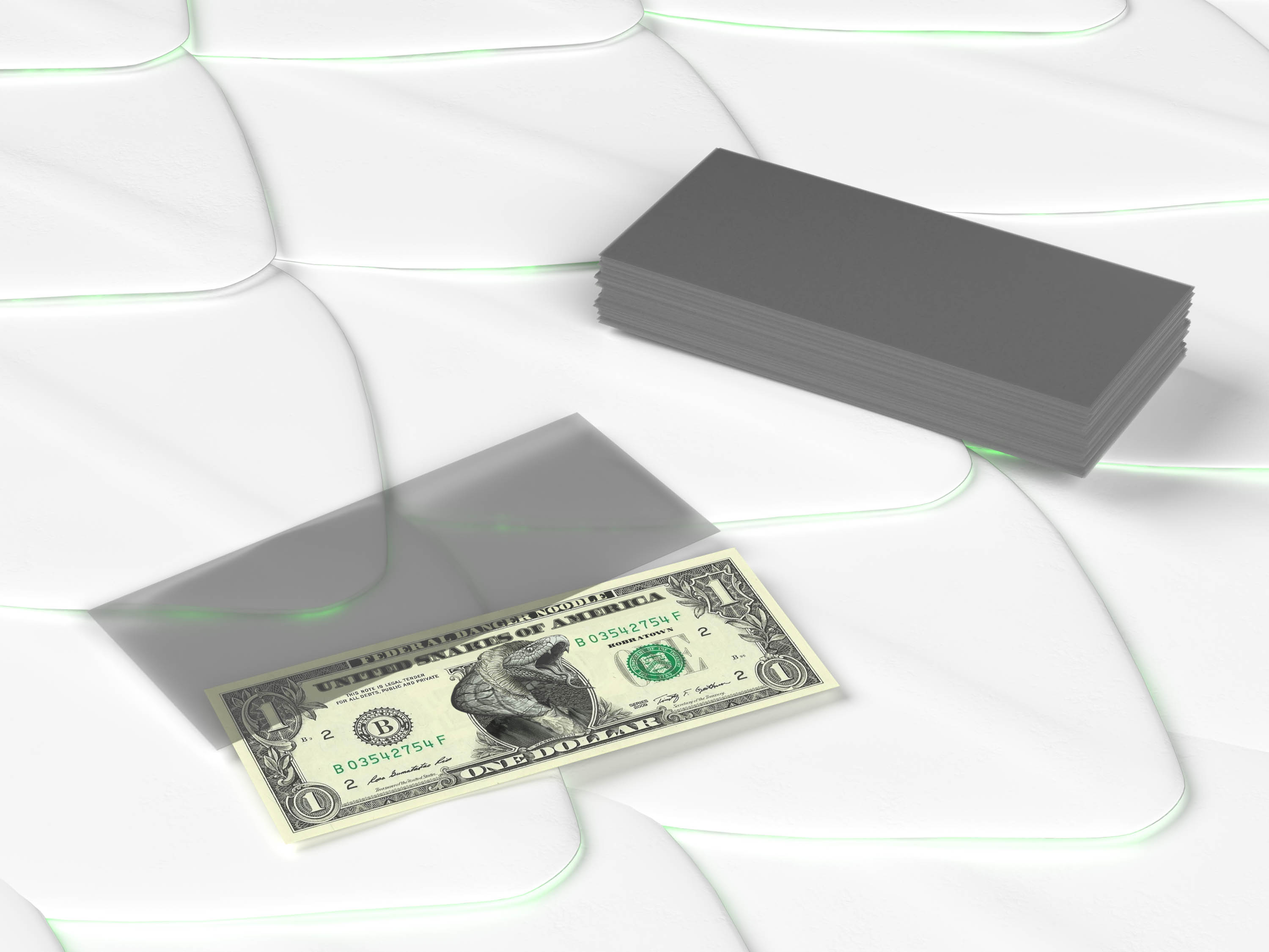 Currency Sleeves - Large Bill 100 x