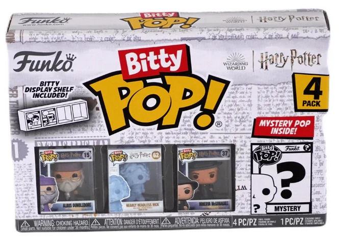 Funko Bitty Pop Harry Potter Set 3 – Mini-Zauber aus der Welt von Hogwarts