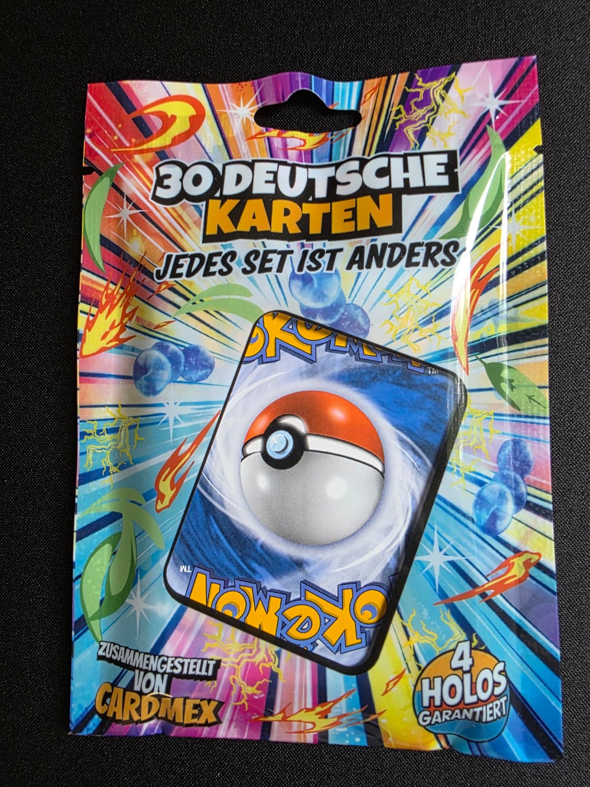Pokémon Karten Set - 30 Karten Set Deutsch - 4 Holos garantiert