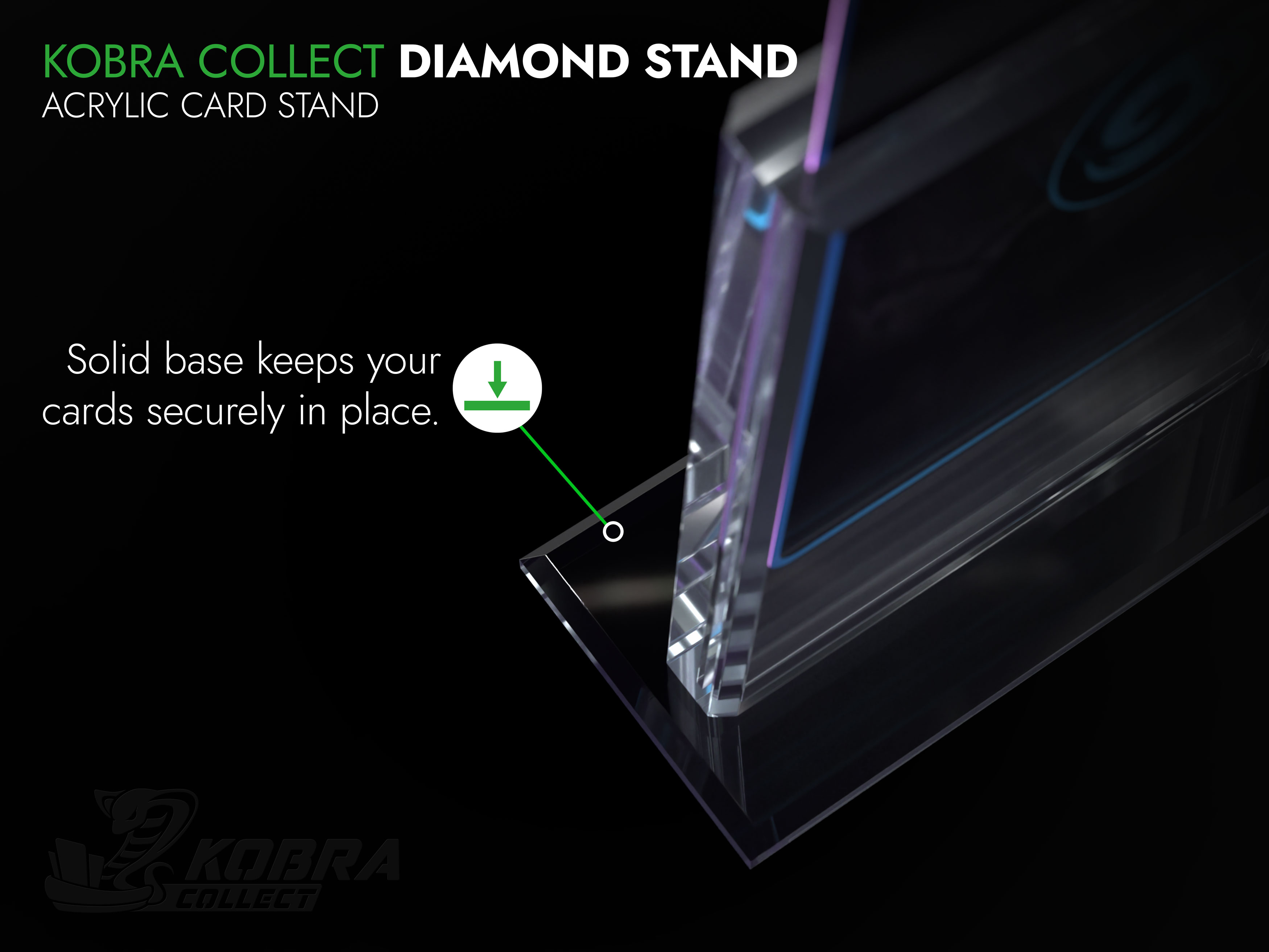 Acrylic Card Stand Kobra Collect