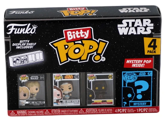 Funko Bitty Pop Star Wars Set 1 – Mini-Helden aus der Galaxis