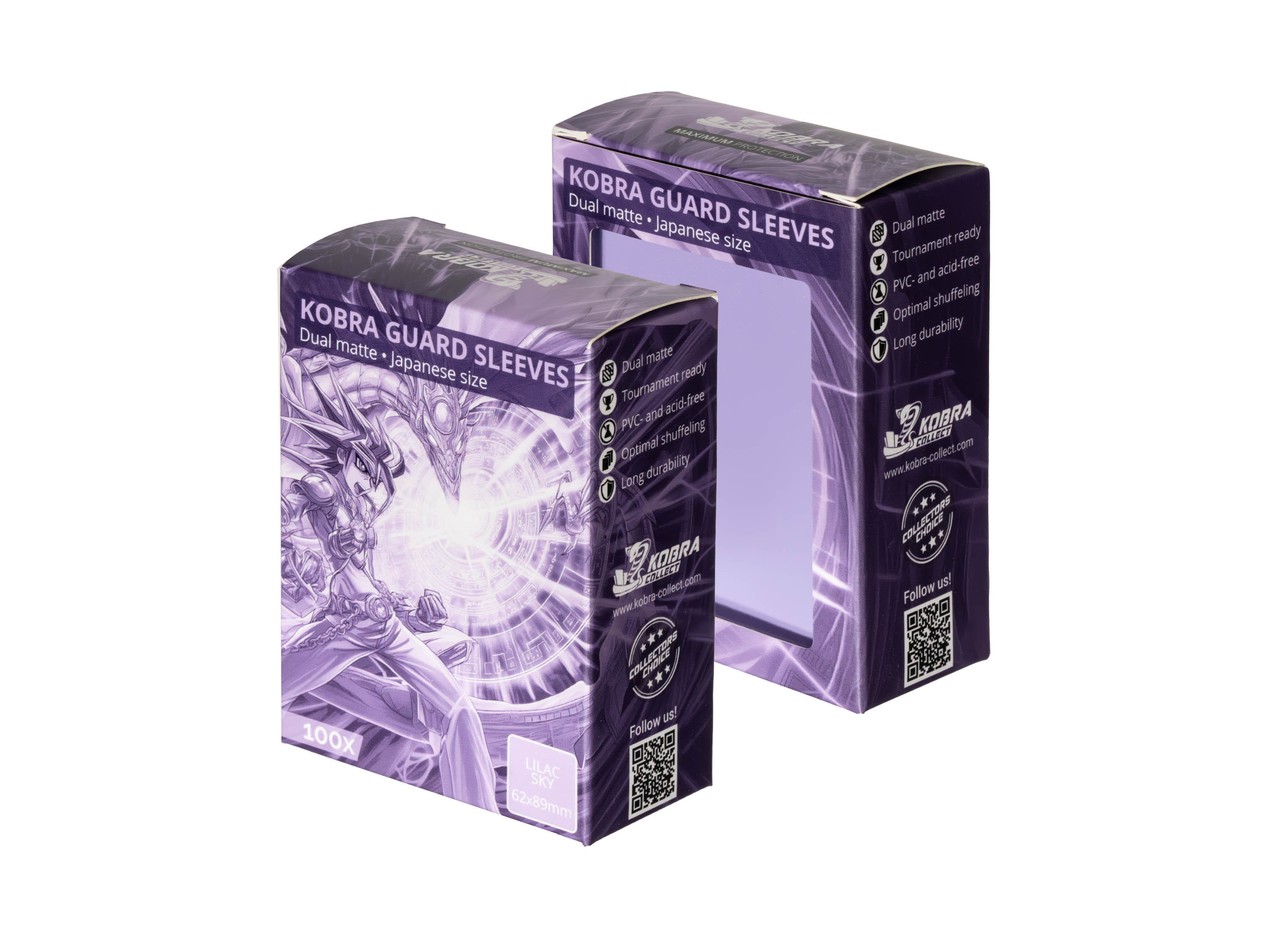 KOBRA Guard Dual Matte Japanese Size Card Sleeves 100x - Kobra Collect
