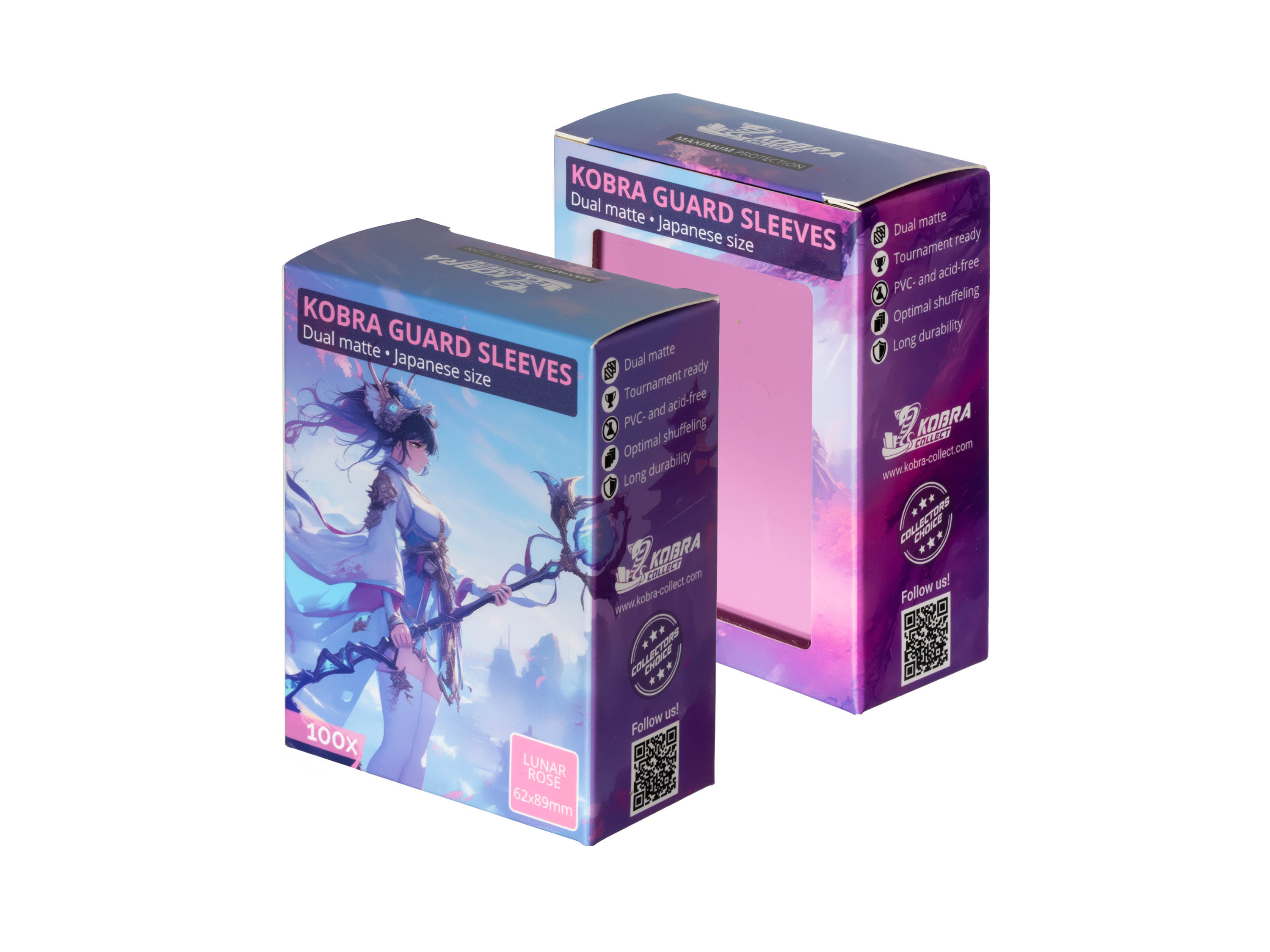 KOBRA Guard Dual Matte Japanese Size Card Sleeves 100x - Kobra Collect