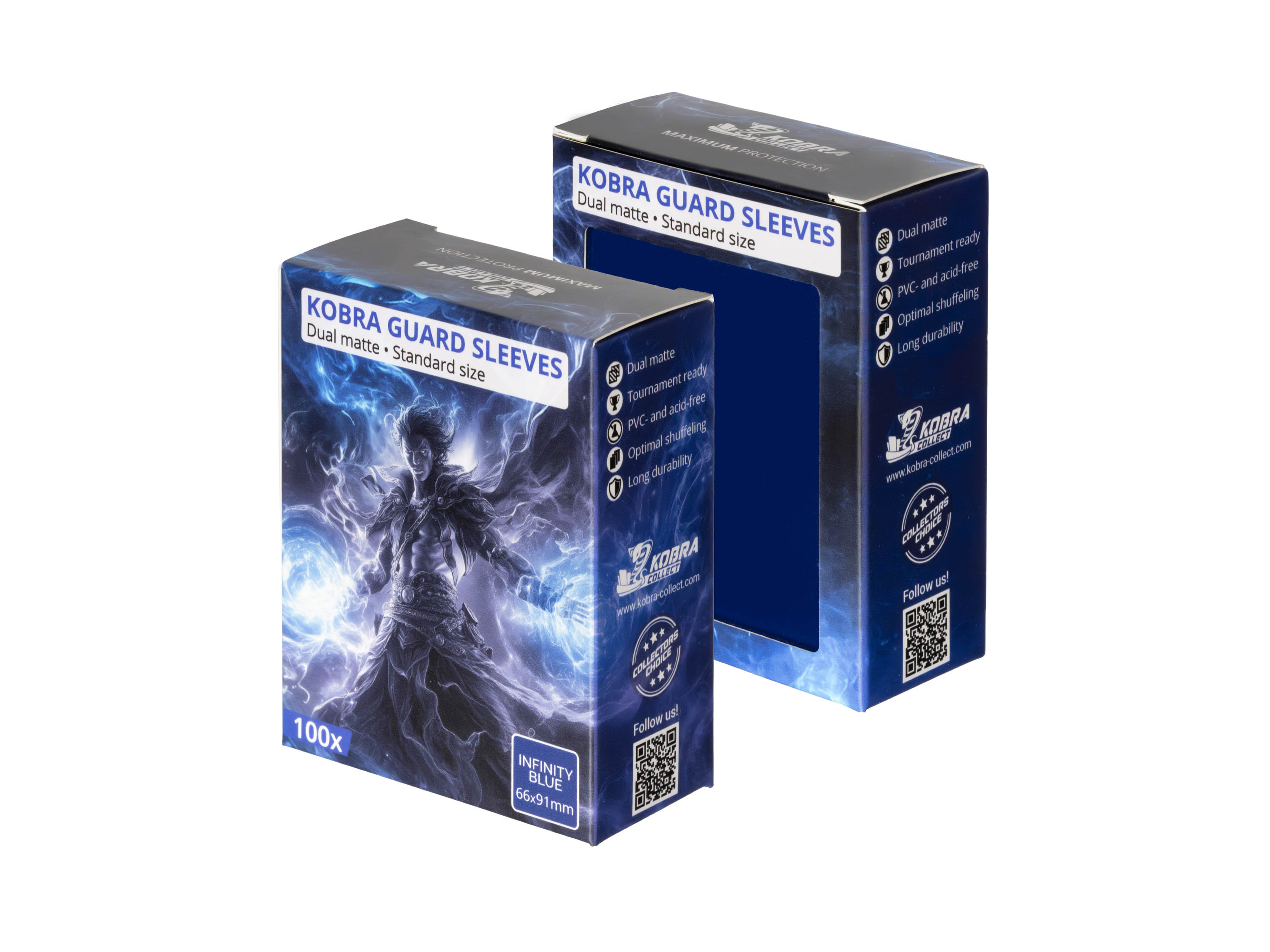 KOBRA Guard Dual Matte Standard Size Card Sleeves 100x - Kobra Collect