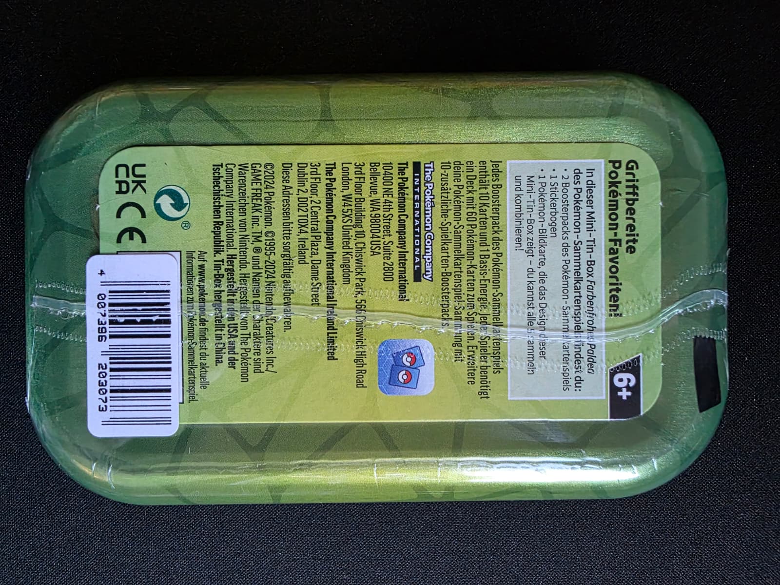 Pokemon Mini Tin Box Farbenfrohes Paldea