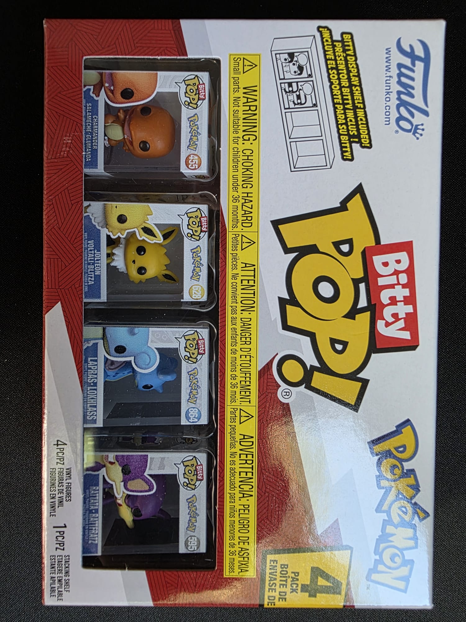 Funko Blister 4 Figuren Bitty POP Pokemon Glumanda