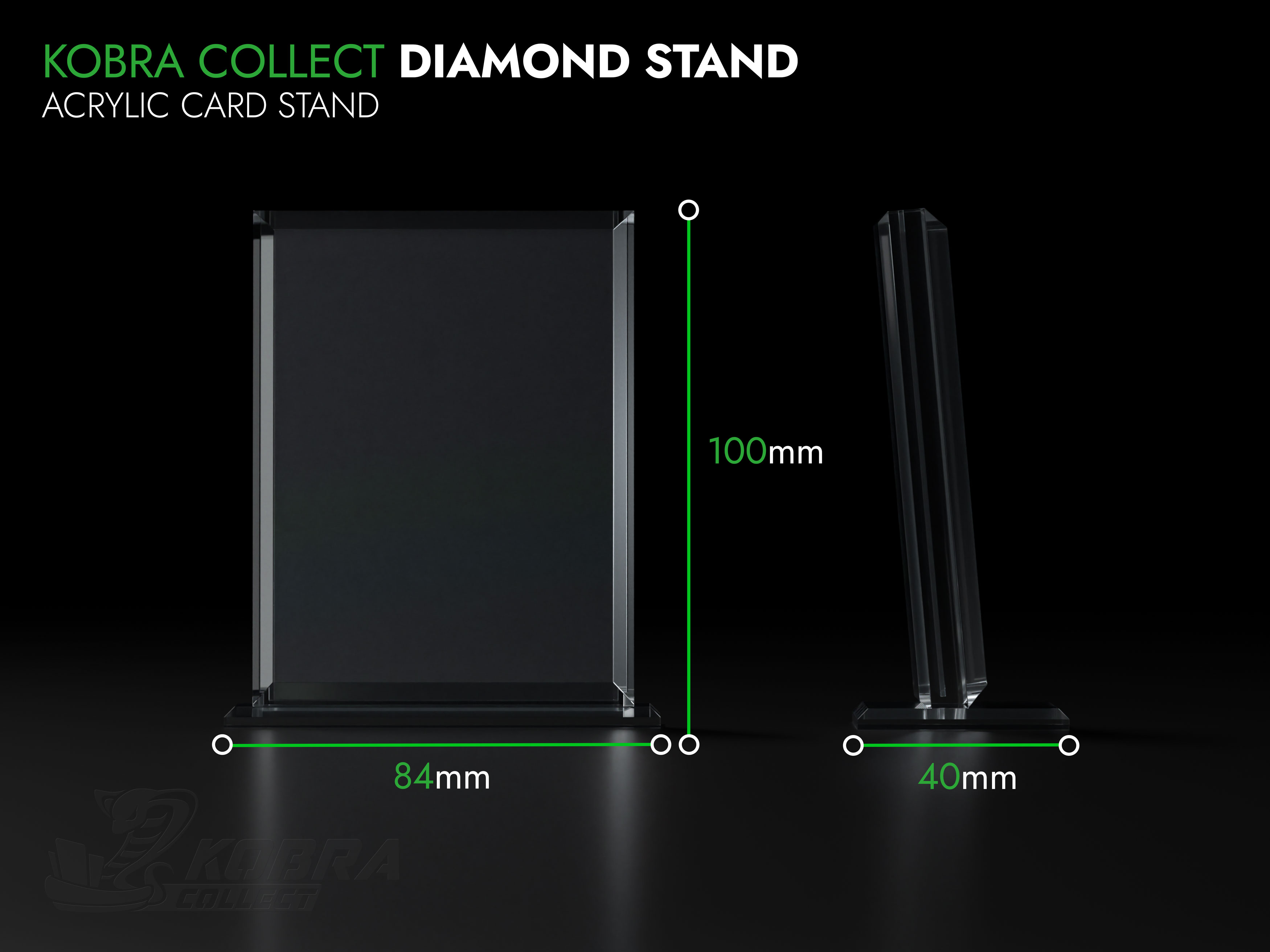 Acrylic Card Stand Kobra Collect