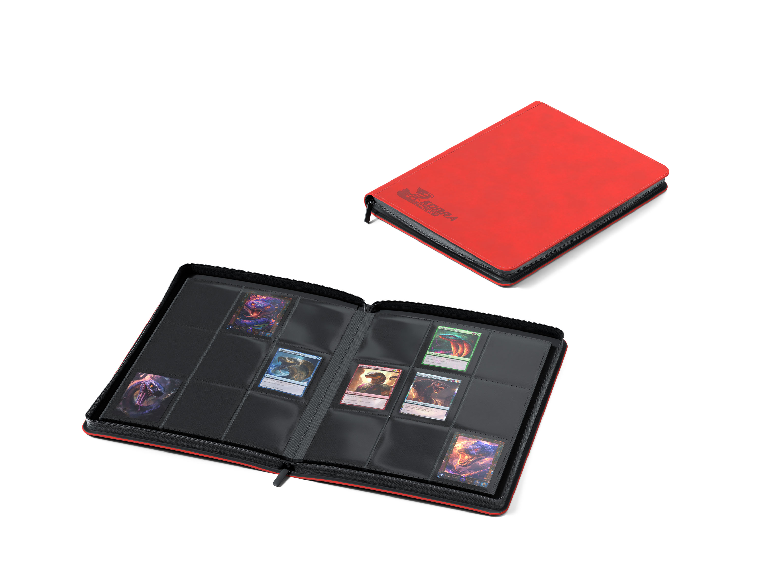 9 Pocket Premium Collectors Album with Zipper Kobra Collect