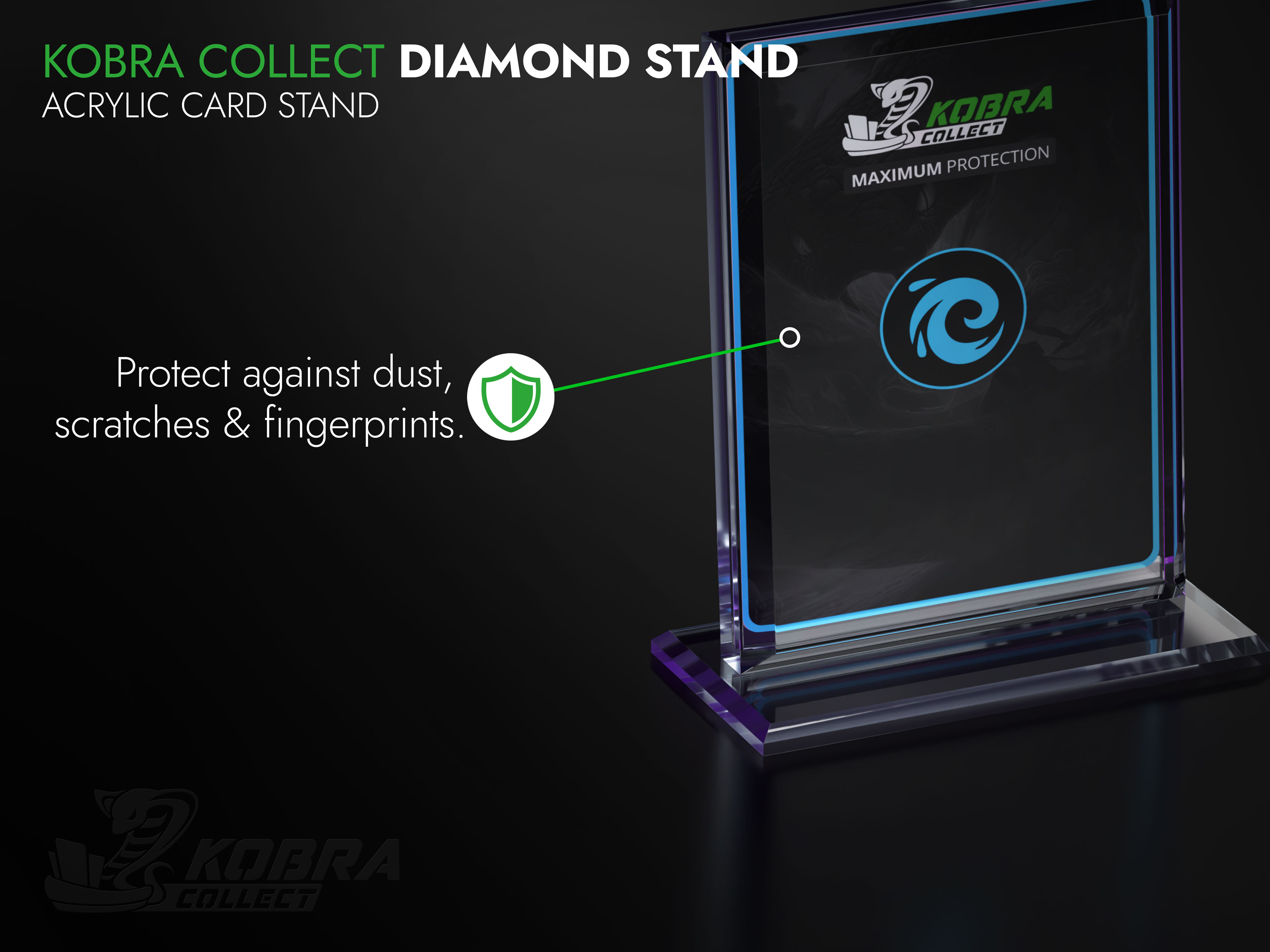 Acrylic Card Stand Kobra Collect