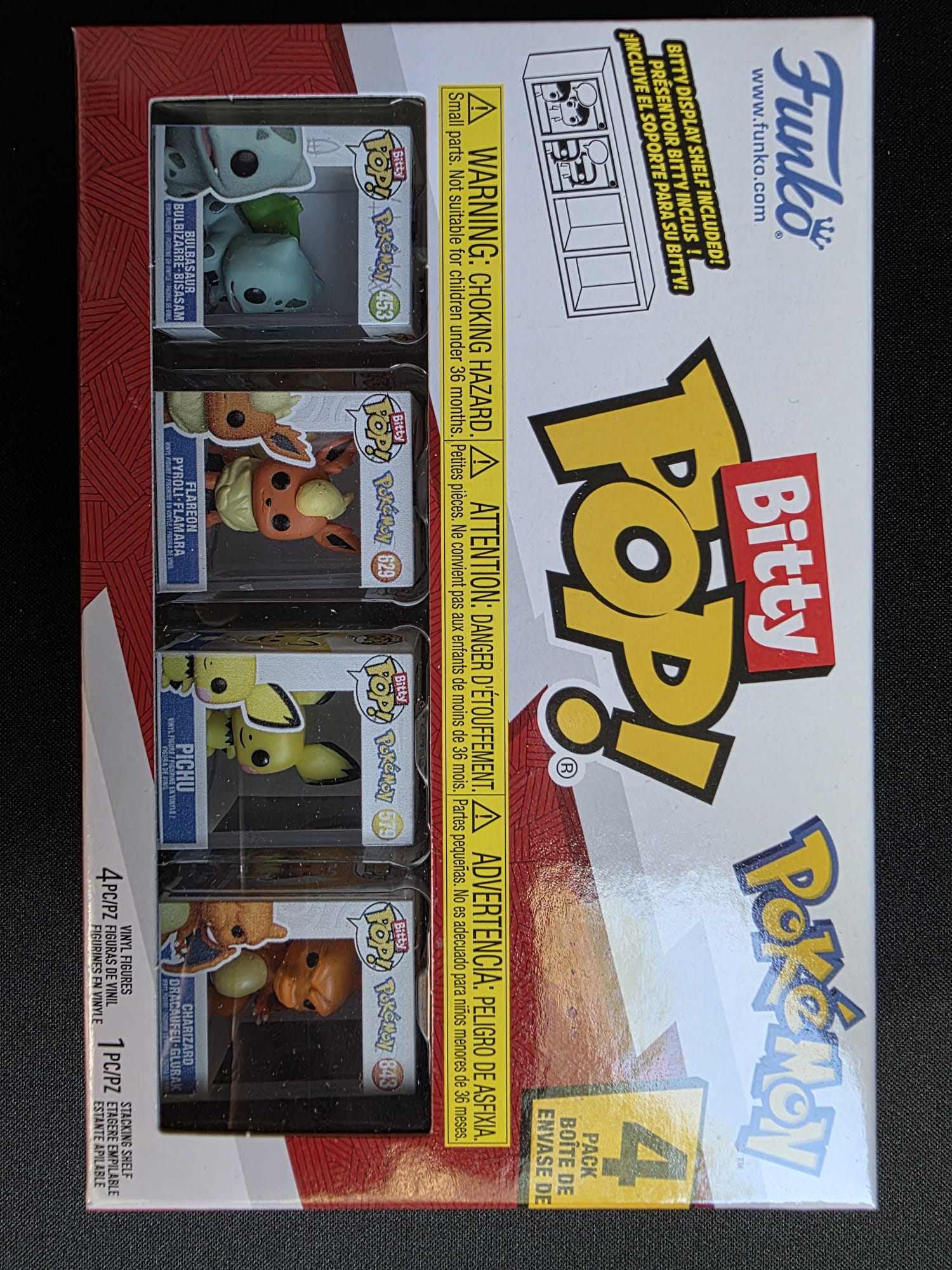 Funko Blister 4 Figuren Bitty POP Pokemon Bulbasaur