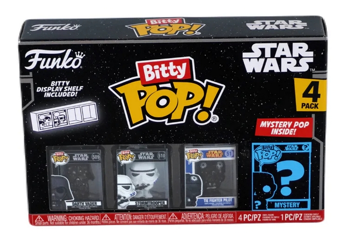 Funko Bitty Pop Star Wars Set 4 – Miniatur-Helden aus der Galaxis